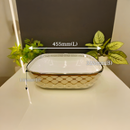 Diamond Cut Style Wall Mounted Stainless Steel Vanity in Rose Gold Finish SS304 (24x18.5 inch) "Complete Set"