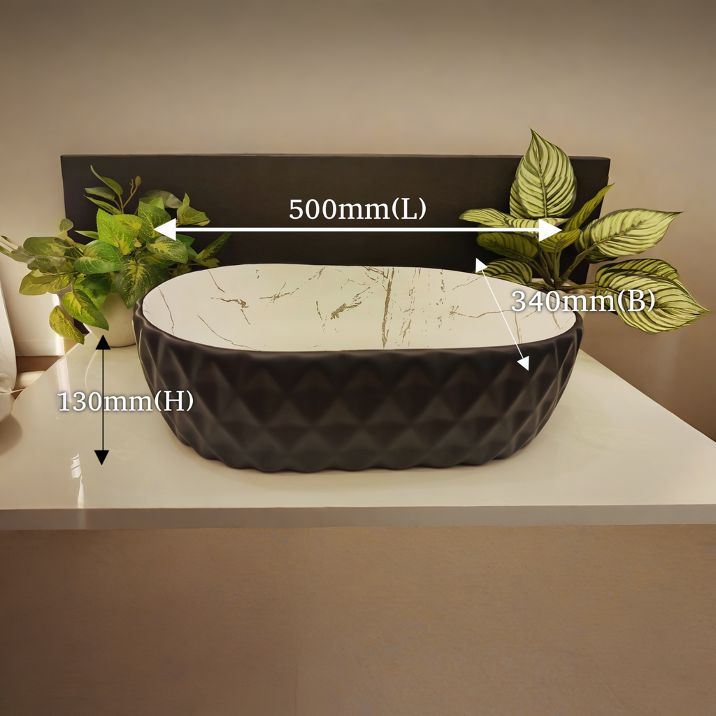 White with Pine wood Finish Wall Mounted Stainless Steel Vanity SS304 (24x18.5 inch) "Complete Set"