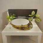 Teak Wood Finish Wall Mounted Stainless Steel Vanity SS304 (24x18.5 inch) "Complete Set"