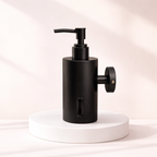 Premium Matt Black Finish Luxury Wall Mount Soap Dispenser – Stainless Steel, Anti-Rust, Easy Refill – Bathroom/Hotel/Office/School Use