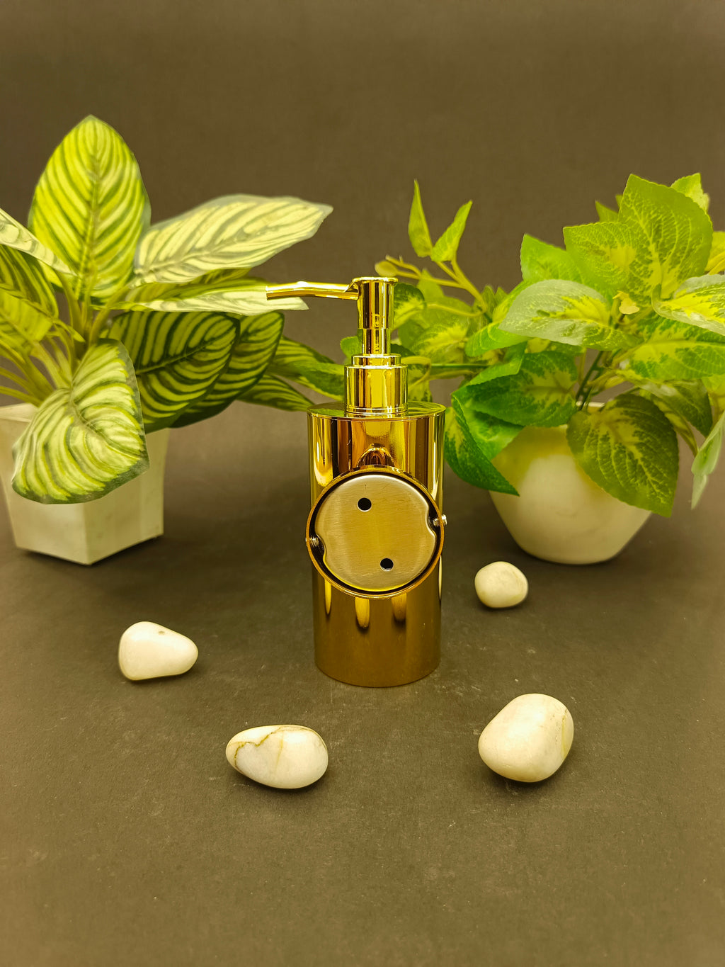 Premium Rose Finish Luxury Wall Mount Soap Dispenser – Stainless Steel, Anti-Rust, Easy Refill – Bathroom/Hotel/Office/School Use – Rose Gold Finish