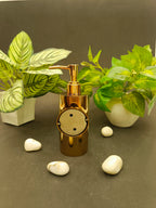 Premium Gold Finish Wall Mount Soap Dispenser – Stainless Steel, Anti-Rust, Easy Refill – Bathroom/Hotel/Office/School Use