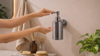 Satin Matt Finish Luxury Wall Mount Soap Dispenser – Stainless Steel, Anti-Rust, Easy Refill – Bathroom/Hotel/Office/School Use